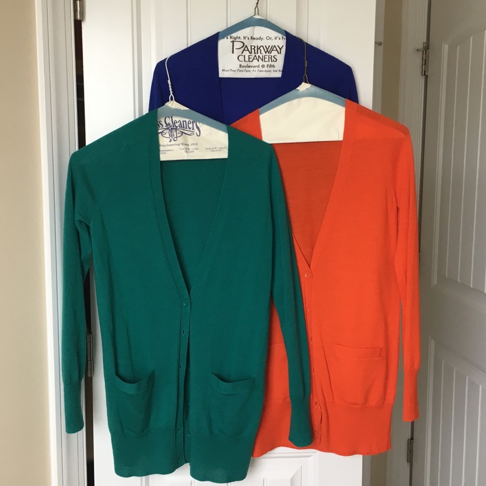 Jcrew merino cardigan bundle - 3 sweaters